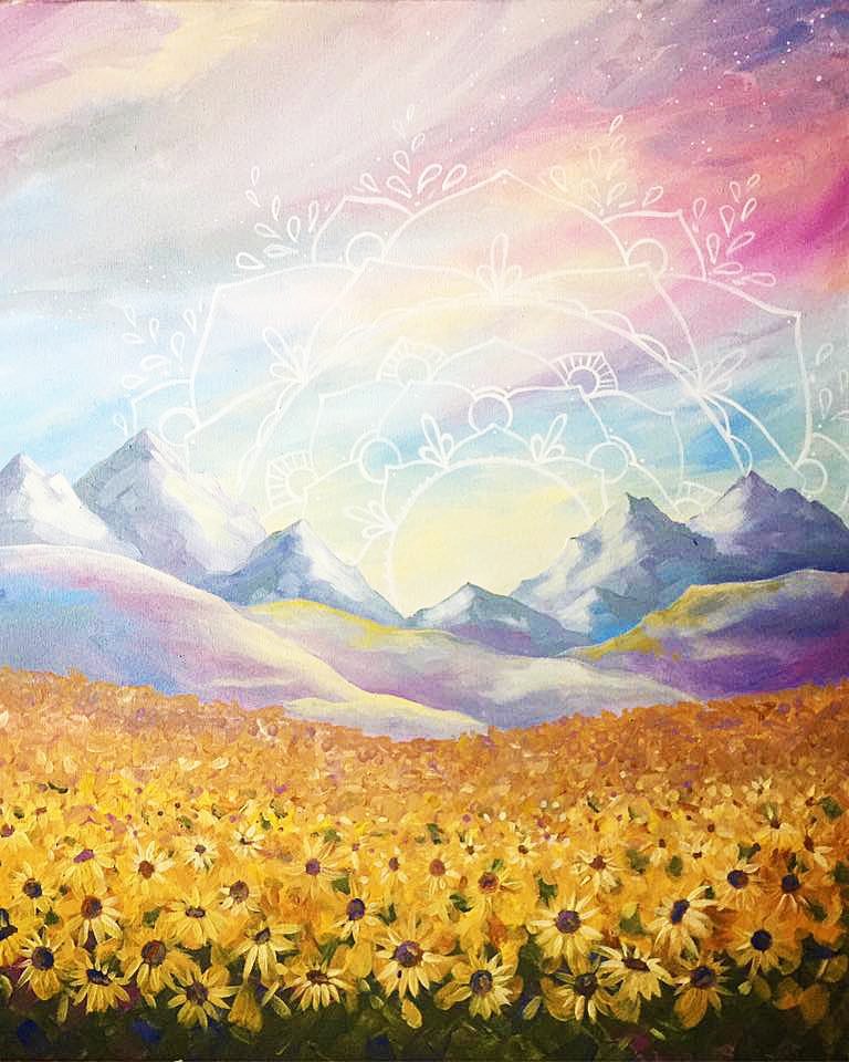 Canvas Paintings by Laura Wolanin of Praise the Sun Shop